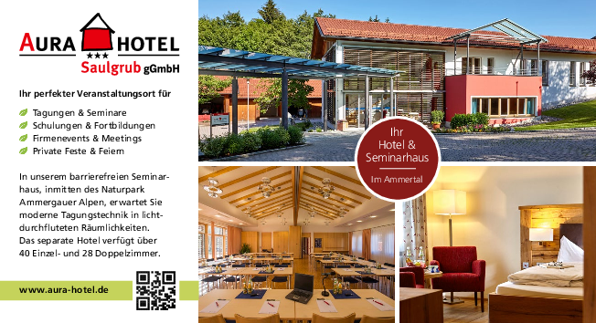 Flyer mit dem Grundriss des Tagungs- und Seminarhaus